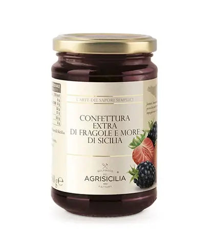 Mountain Strawberry Blackberry Jam - Confettura Extra di Fragole e More di Sicilia