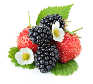 Sicilian strawberries and blackberries